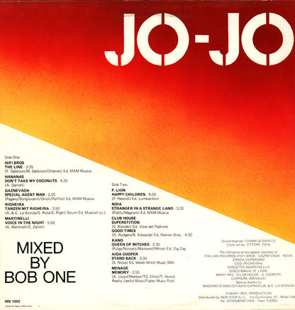 Various – Jo-Jo (LP, Compilation, Italy - 1984)