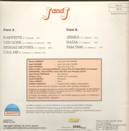 Jean-Jacques Gaston – Jessika (LP, Album, France - 1990)
