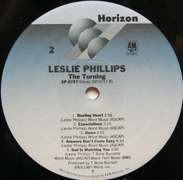 Leslie Phillips – The Turning (LP, Album, US - 1987)