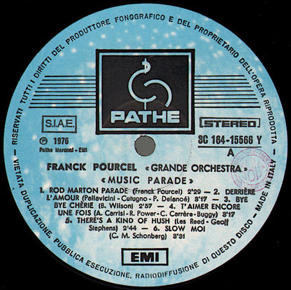 Franck Pourcel Et Son Grand Orchestre – Music Parade (LP, Album, Compilation, Italy - 1976)