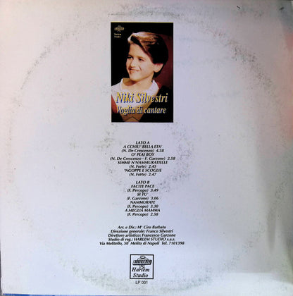 Niki Silvestri – Voglia Di Cantare (LP, Album, Italy - 1991)