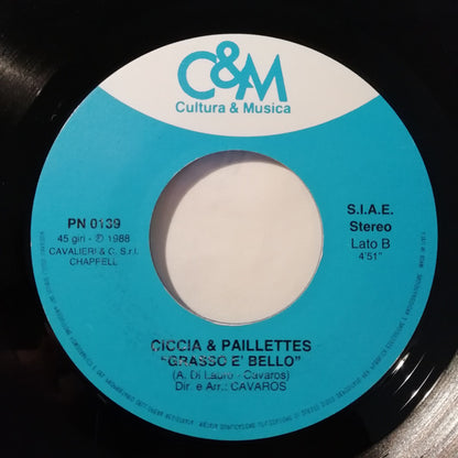 Ciccia & Paillettes – Banana / Grasso È Bello (7", Italy - 1988)