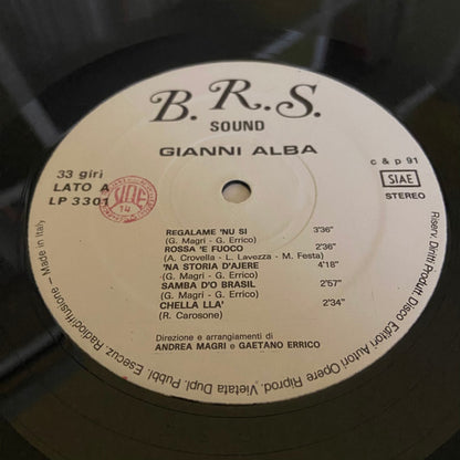 Gianni Alba – Gianni Alba (LP, Album, Italy - 1991)