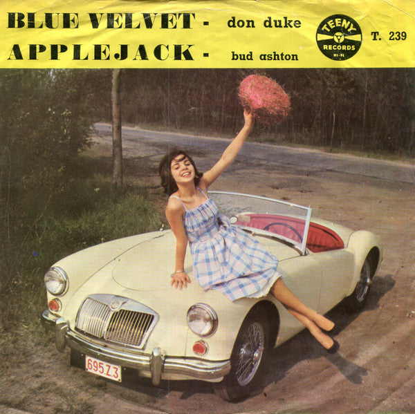 Don Duke, Bud Ashton And His Group – Blue Velvet / Applejack (7", Belgium)