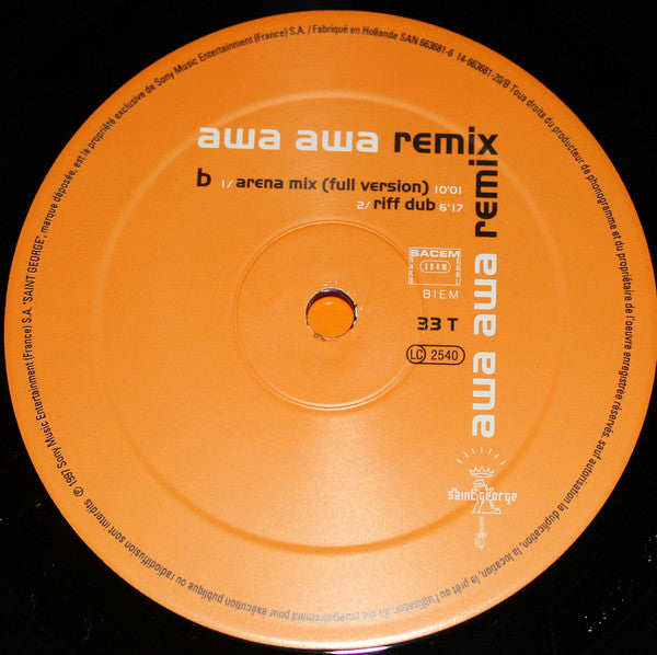 Wes – Awa Awa (Remix) (12", France - 1997)