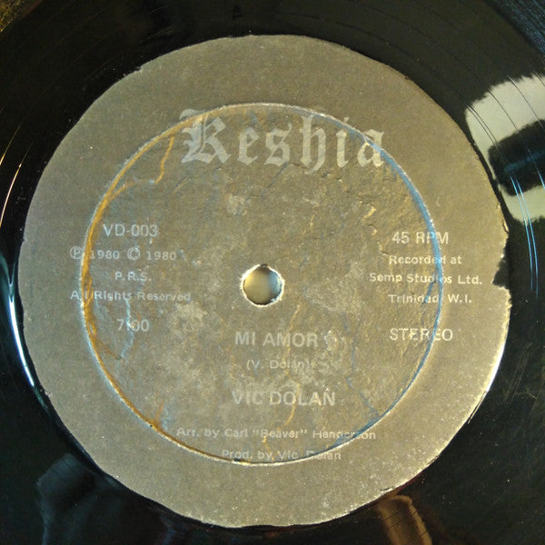 Vic Dolan – Mi Amor (12", Trinidad & Tobago - 1980)