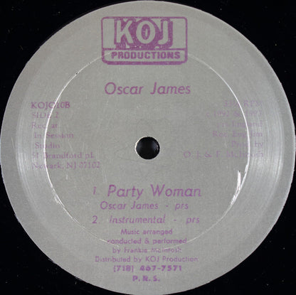 Oscar James (2) – Party Woman (12", US - 1993)