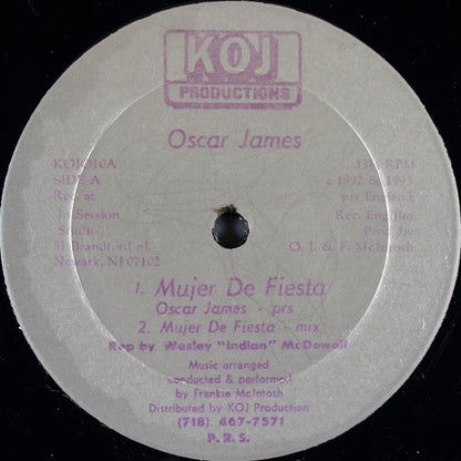 Oscar James (2) – Party Woman (12", US - 1993)