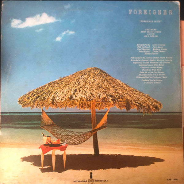 Cat Stevens – Foreigner (LP, Album, Italy - 1973)