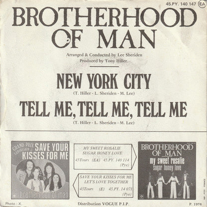 Brotherhood Of Man – New-York City (7", France - 1976)
