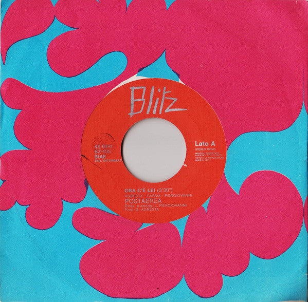 Postaerea – Ora C'È Lei (7", Italy - 1981)