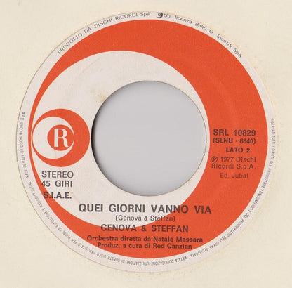 Genova & Steffan – Cosa Farai Di Me? = Vous...Qui Passez Sans Me Voir (7", Italy - 1977)