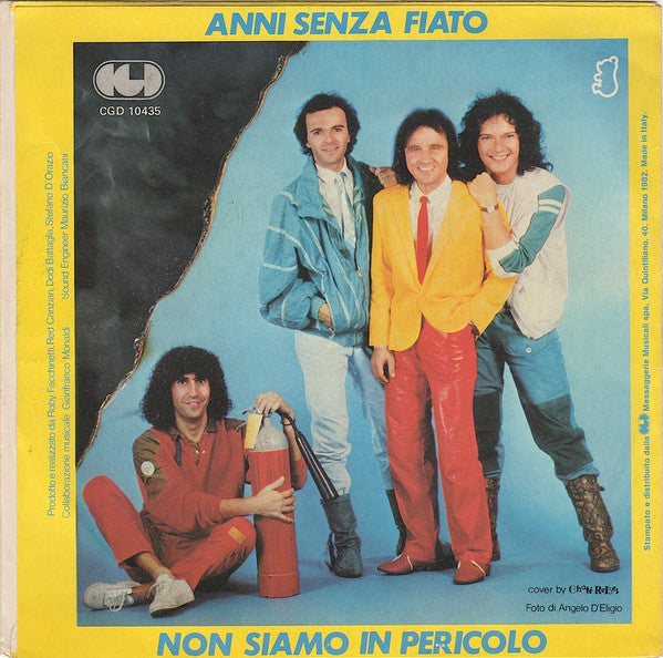 Pooh – Non Siamo In Pericolo (7", Italy - 1982)