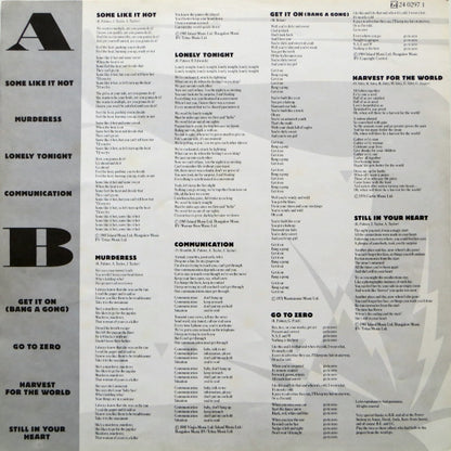 The Power Station – The Power Station 33⅓ (LP, Album, Italy - 1985)
