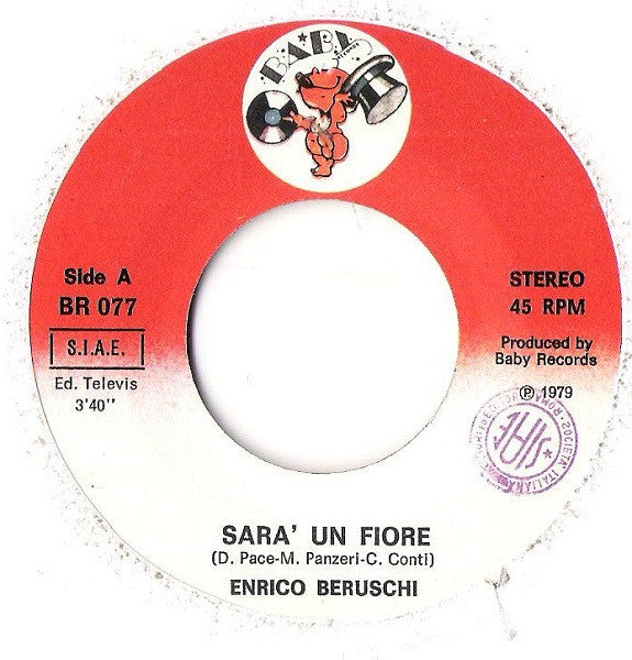 Enrico Beruschi – Sarà Un Fiore (7", Italy - 1979)