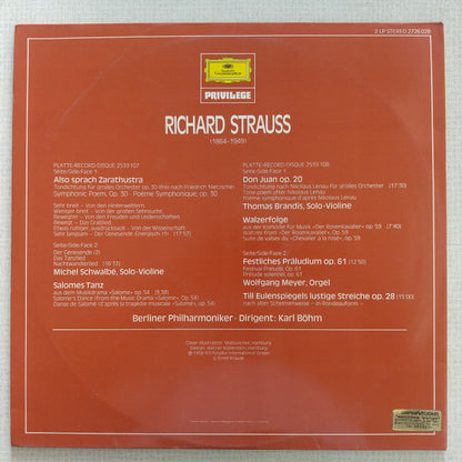 Richard Strauss, Berliner Philharmoniker – Also Sprach Zarathustra (LP, Compilation, Germany)