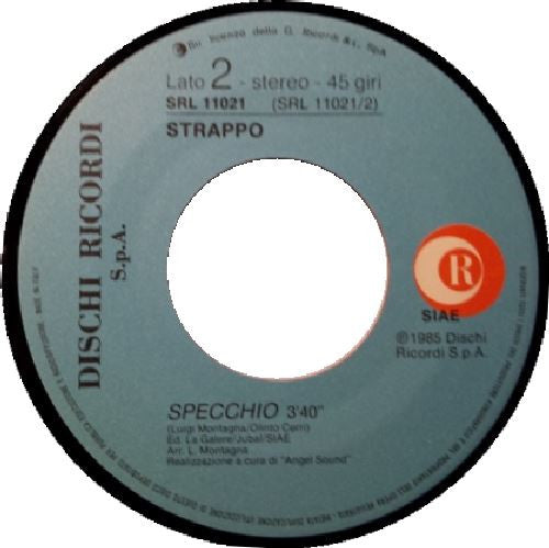 Strappo (2) – E Allora Dai (7", Italy - 1985)