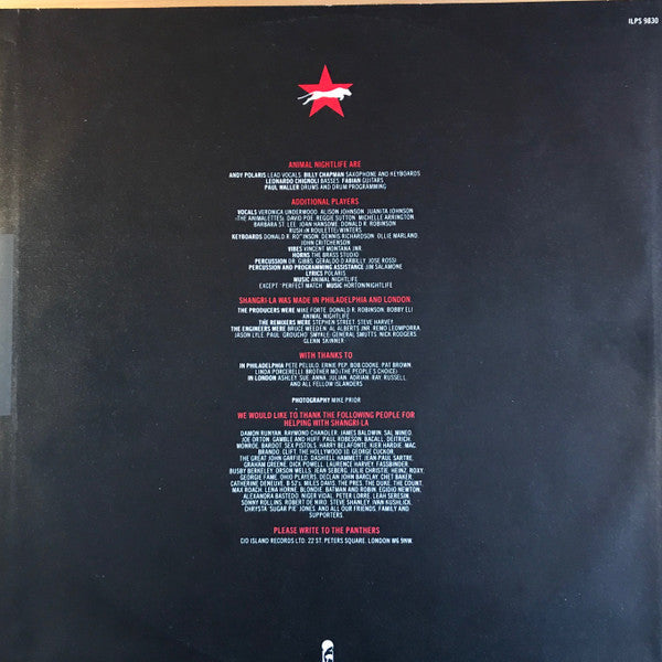 Animal Nightlife – Shangri-La (LP, Album, Italy - 1985)