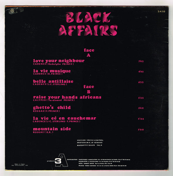 Black Affairs – Love Your Neighbour (LP, Album, France - 1978)
