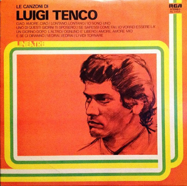 Luigi Tenco – Le Canzoni Di Luigi Tenco (LP, Reissue, Compilation, Italy - 1976)