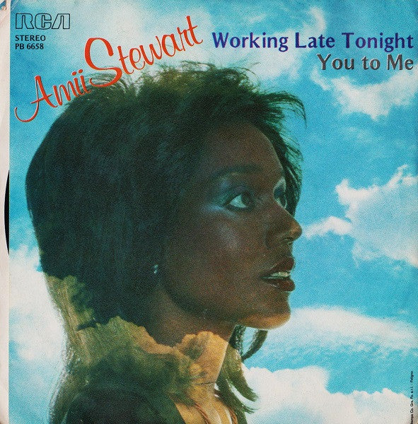 Amii Stewart – Working Late Tonight / You To Me (7", Italy - 1983)
