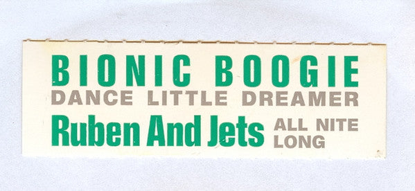 Ruben And The Jets, Bionic Boogie – All Nite Long / Dance Little Dreamer (7", Italy - 1977)