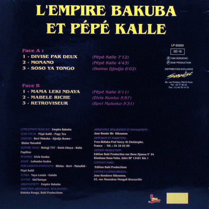 Empire Bakuba, Pépé Kallé – Divisé Par Deux  (LP, Album, France - 1992)