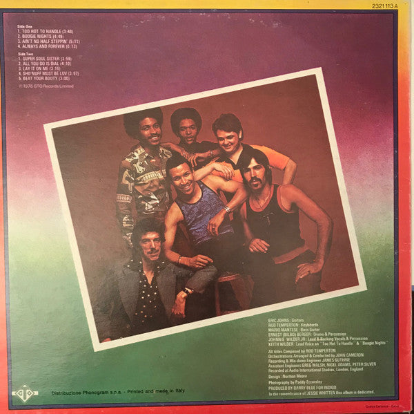 Heatwave – Too Hot To Handle (LP, Album, Italy - 1976)