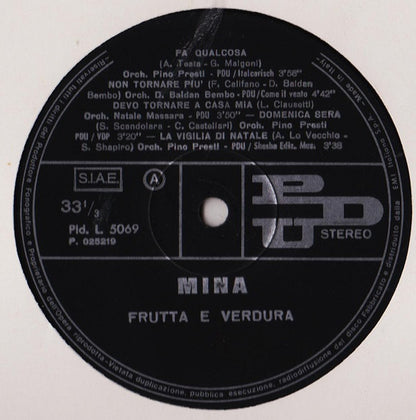 Mina (3) – Frutta E Verdura (LP, Album, Italy - 1973)