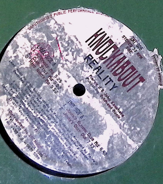 Knockabout – Reality (12", Italy - 1995)