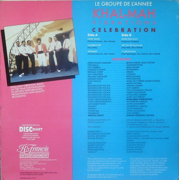 Khal-Mah Vibrations – Celebration (LP, US - 1988)