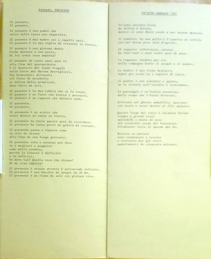 Lucio Dalla – Il Giorno Aveva Cinque Teste (LP, Album, Italy - 1973)