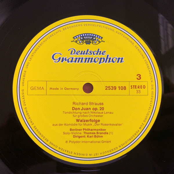Richard Strauss, Berliner Philharmoniker – Also Sprach Zarathustra (LP, Compilation, Germany)