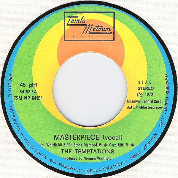 The Temptations – Masterpiece (7", Italy - 1973)