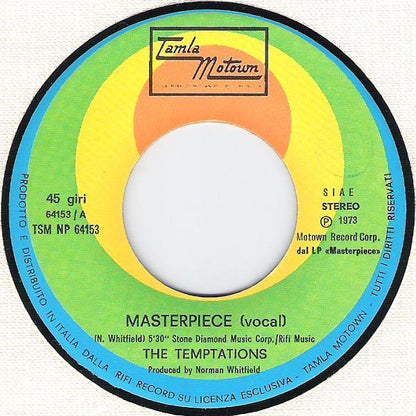 The Temptations – Masterpiece (7", Italy - 1973)