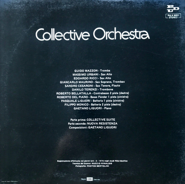 Gaetano Liguori Collective Orchestra – Gaetano Liguori Collective Orchestra (LP, Italy - 1976)