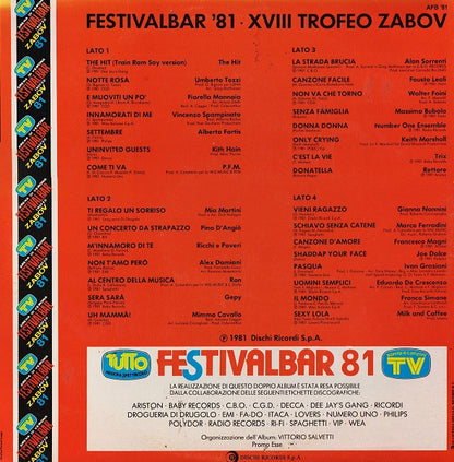 Various – Festivalbar 81 (LP, Compilation, Italy - 1981)