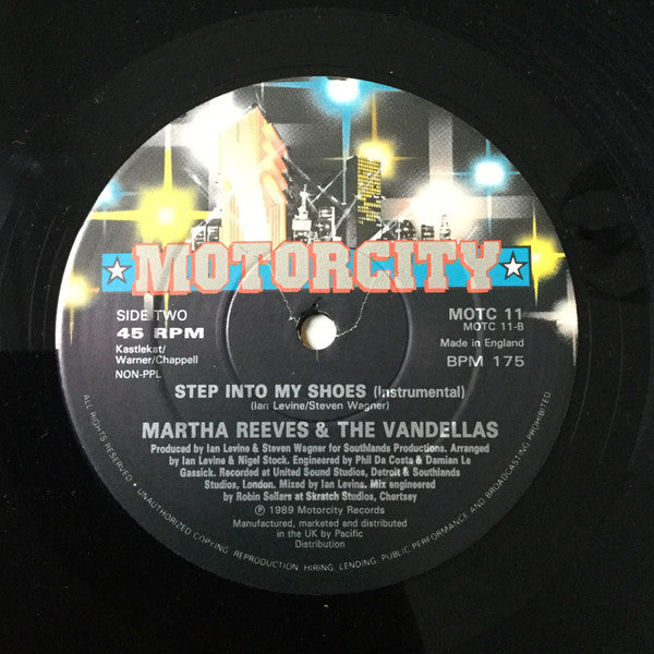 Martha Reeves & The Vandellas – Step Into My Shoes (12", UK - 1989)