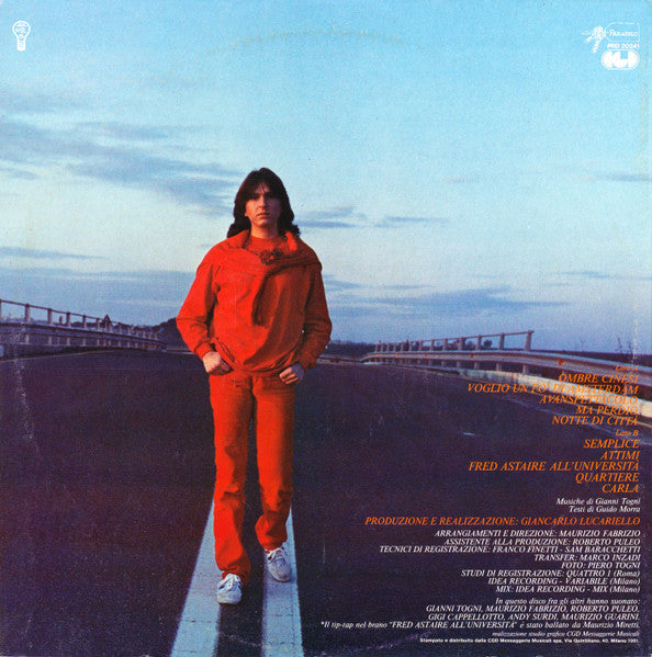 Gianni Togni – Le Mie Strade (LP, Album, Italy - 1981)