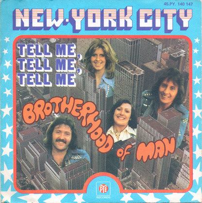 Brotherhood Of Man – New-York City (7", France - 1976)