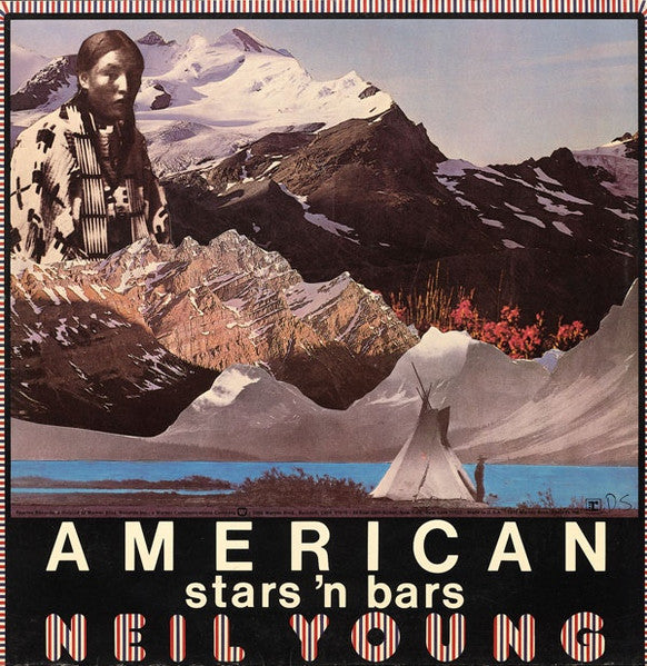 Neil Young – American Stars 'N Bars (LP, Album, Italy - 1977)