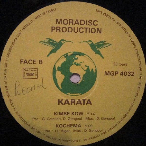 Karata – Kimbe Kow (LP, France - 1988)