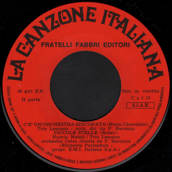 Various – La Canzone Italiana - N° 13 (7", Italy - 1970)