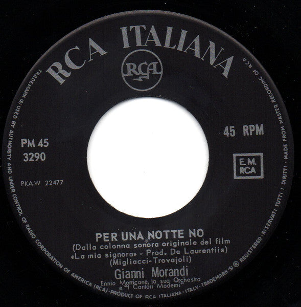 Gianni Morandi – Non Son Degno Di Te (7", Italy - 1964)