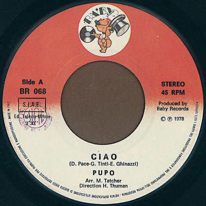 Pupo – Ciao (7", Italy - 1978)