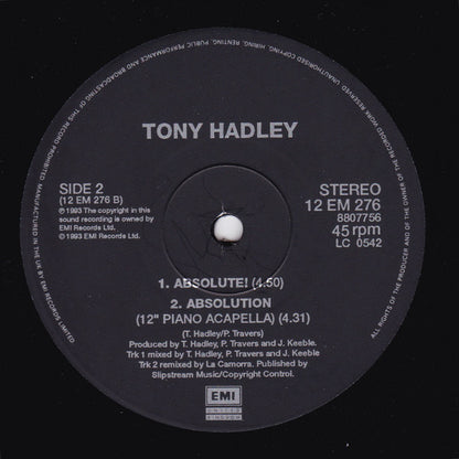 Tony Hadley – Absolution (12", UK - 1993)