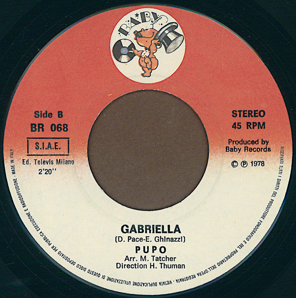 Pupo – Ciao (7", Italy - 1978)