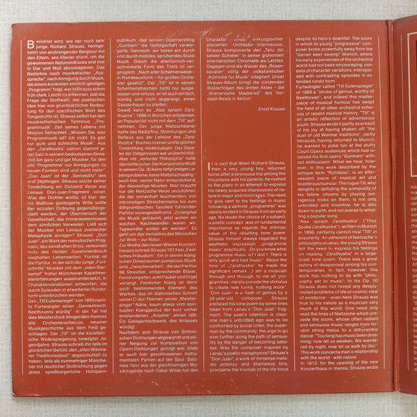 Richard Strauss, Berliner Philharmoniker – Also Sprach Zarathustra (LP, Compilation, Germany)