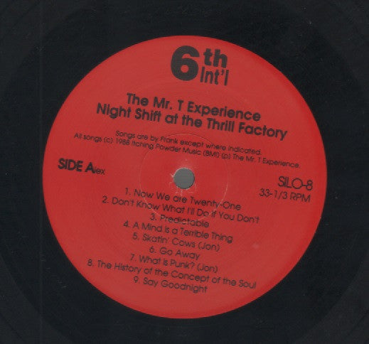 The Mr. T Experience – Night Shift At The Thrill Factory (LP, Album, US - 1988)