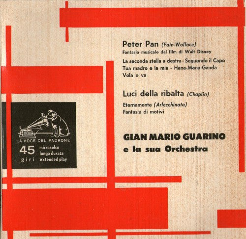 Gian Mario Guarino E La Sua Orchestra – Peter Pan / Luci Della Ribalta (7", Italy - 1958)